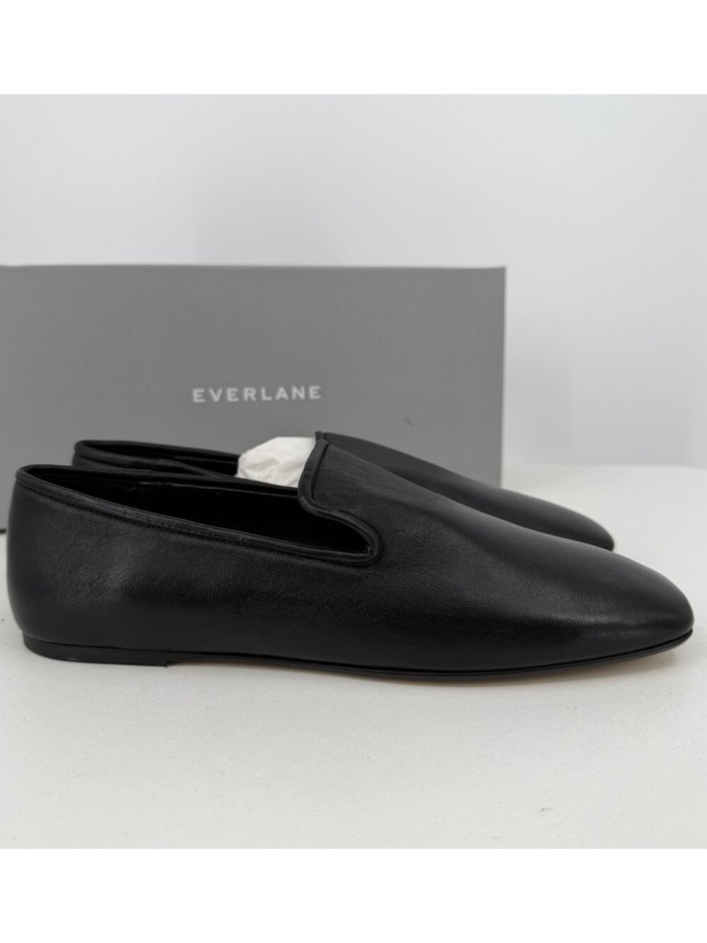 Everlane Italian Leather Day Loafer in BLACK size 10 Women's Slip-on Flat